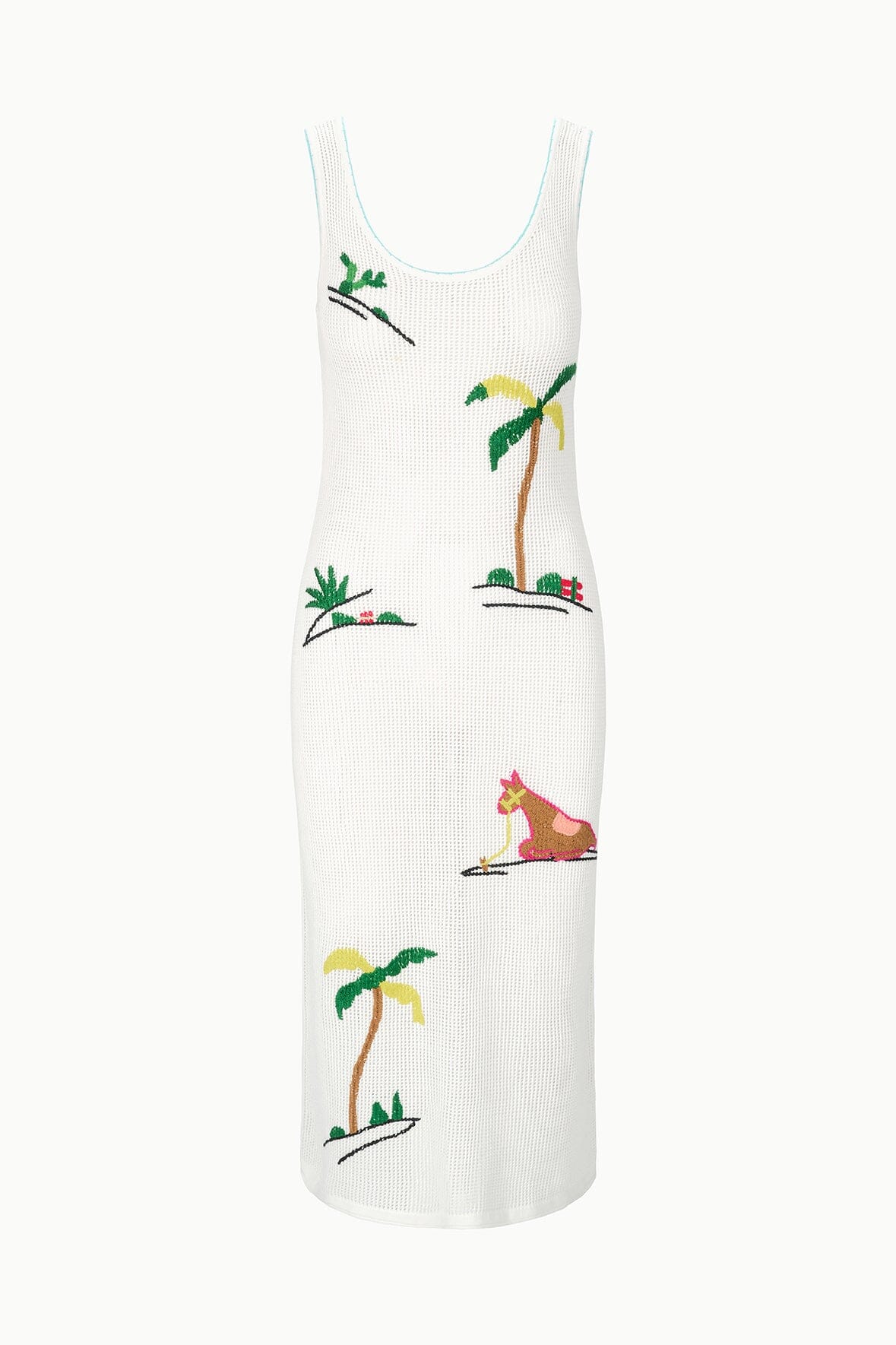 Luma Dress Riviera Ivory | STAUD Exclusive