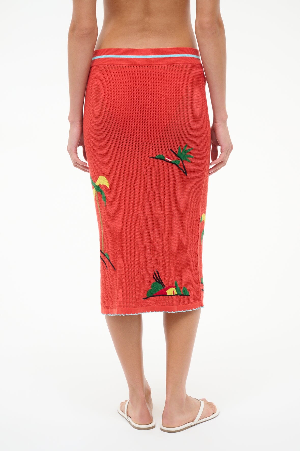 Levante Skirt Riviera Flame | STAUD Hot Sale