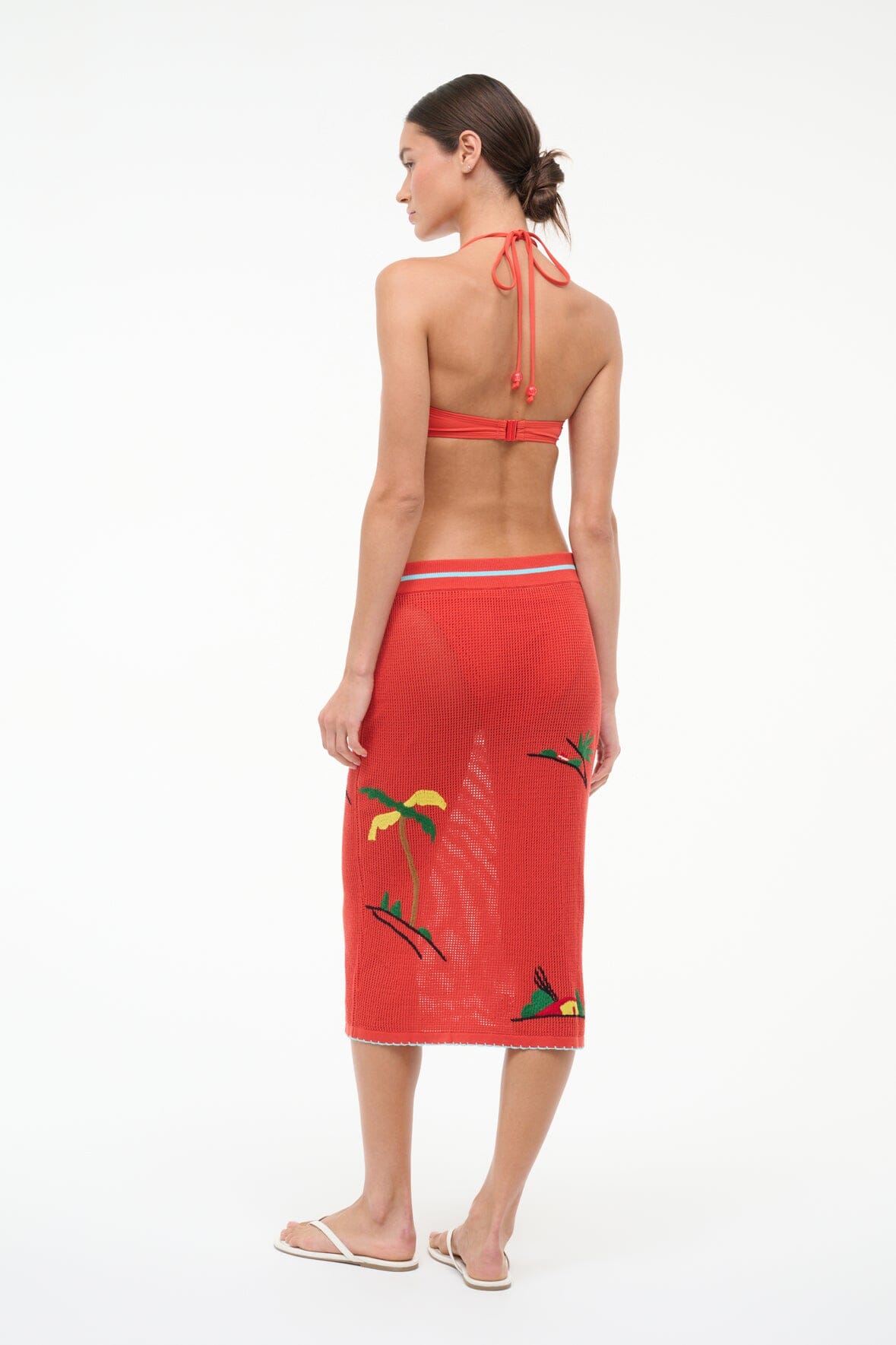 Levante Skirt Riviera Flame | STAUD Hot Sale