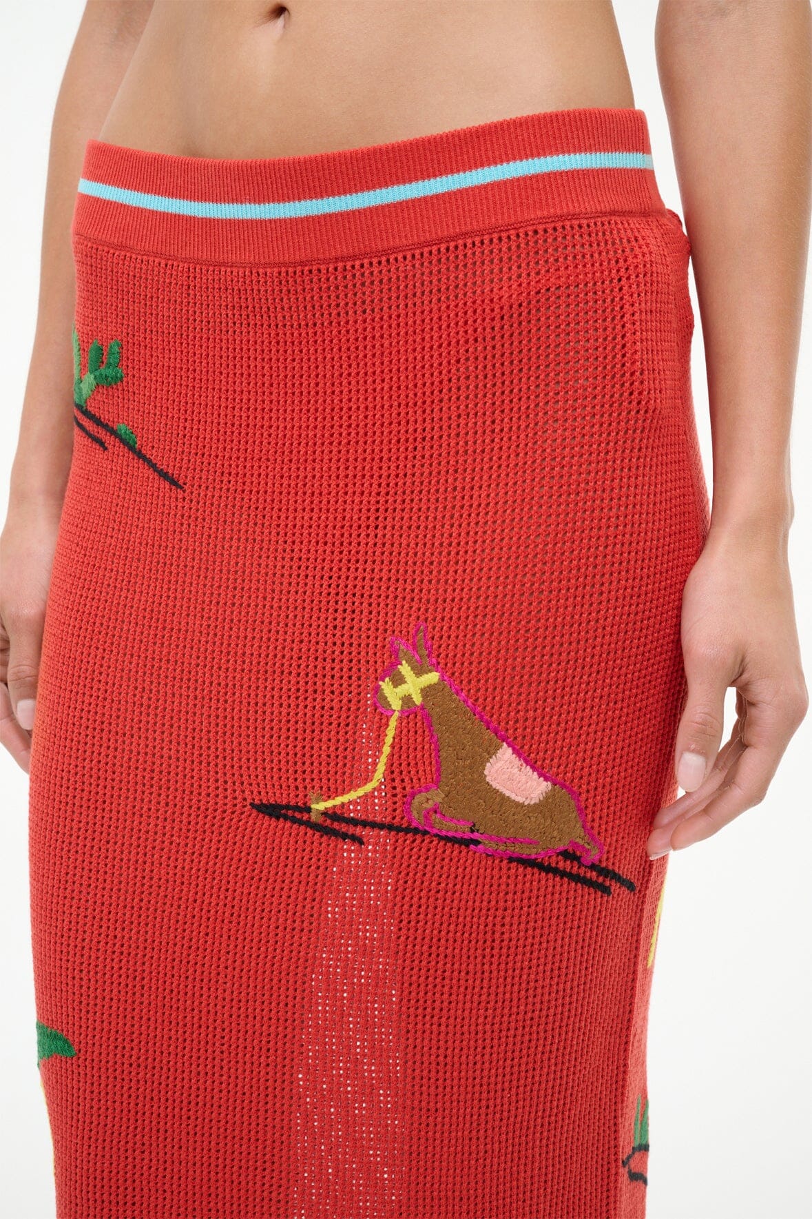 Levante Skirt Riviera Flame | STAUD Hot Sale