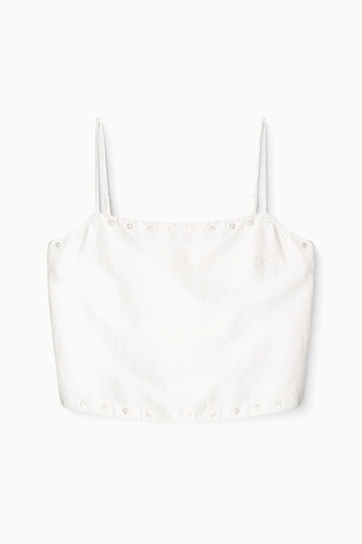 Kirra Linen Tank Ivory | STAUD Quality