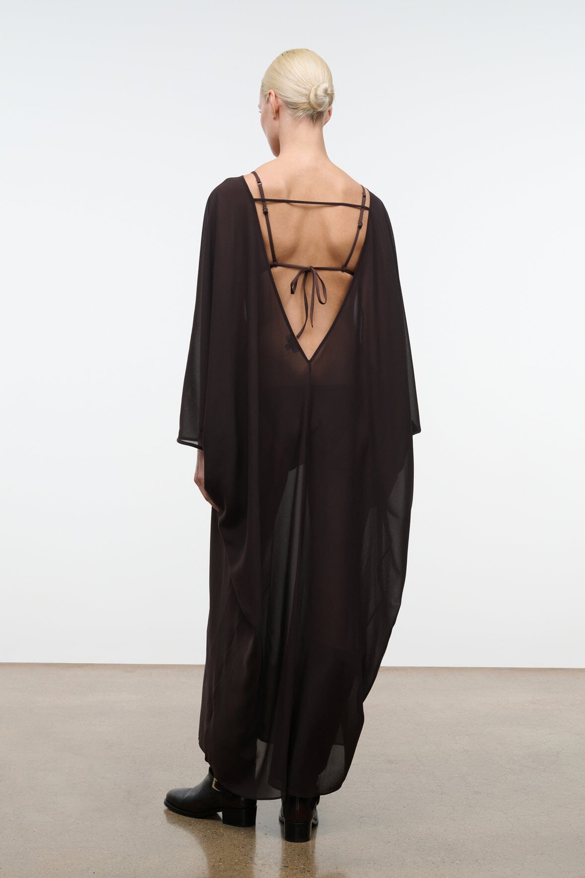 Nour Dress Espresso | STAUD Sale