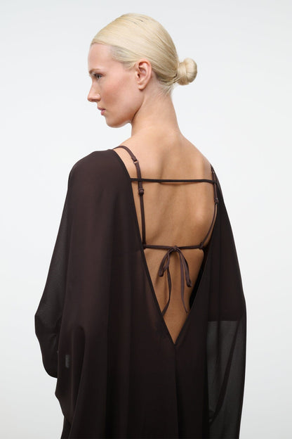 Nour Dress Espresso | STAUD Sale