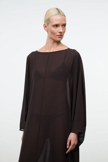 Nour Dress Espresso | STAUD Sale