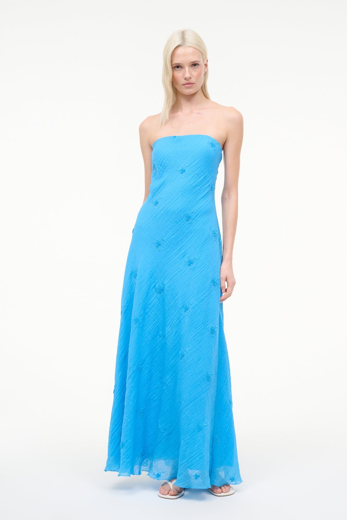 Cassie Dress Pacific | STAUD Sale