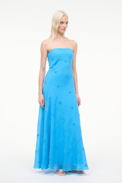 Cassie Dress Pacific | STAUD Sale