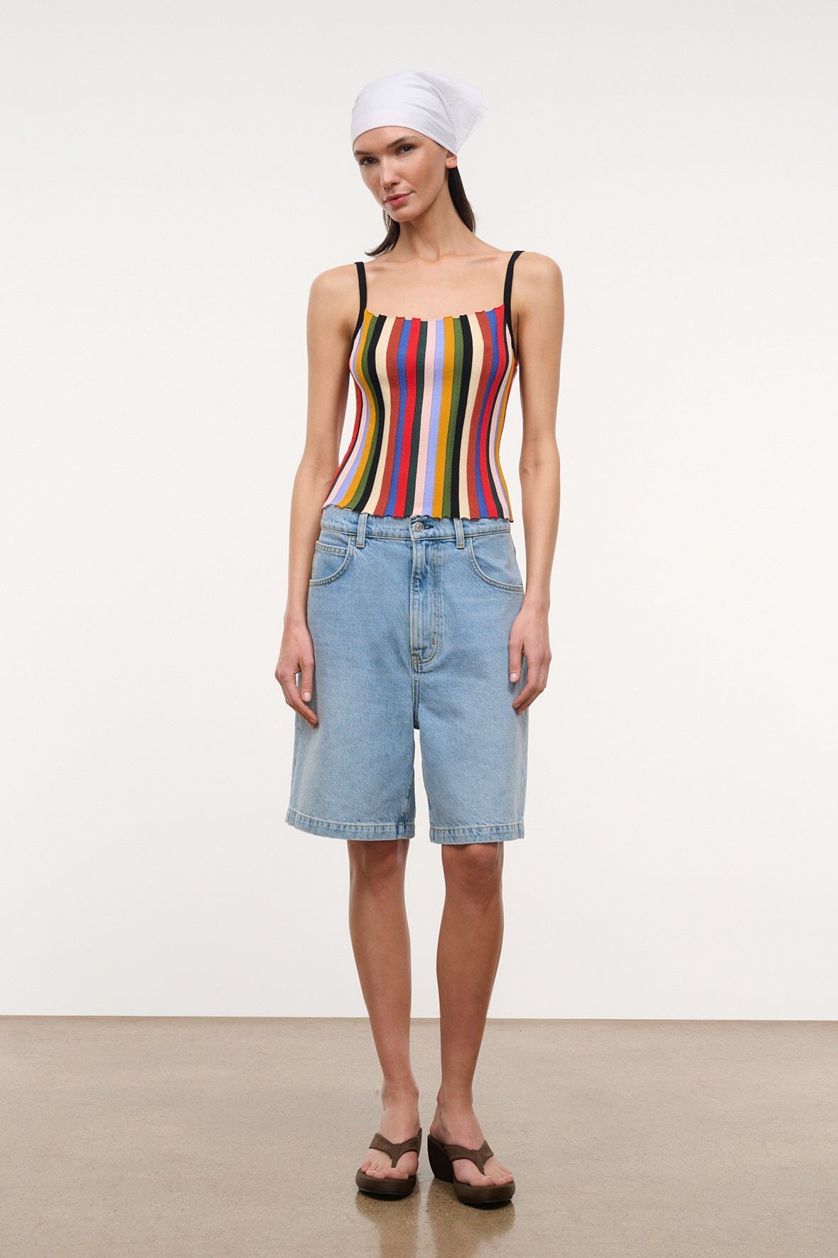 Skye Tank Artist Stripe | STAUD Recommended