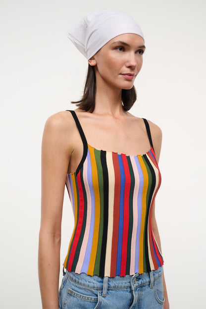Skye Tank Artist Stripe | STAUD Recommended