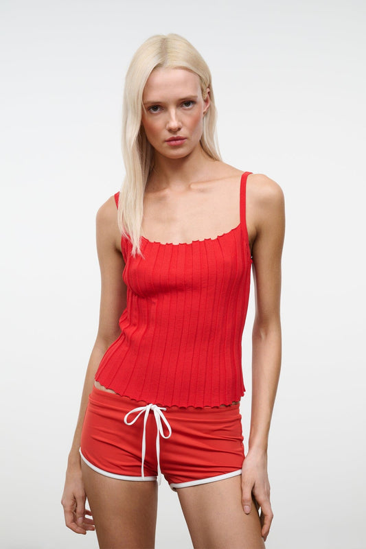 Skye Tank Tomato | STAUD Trusted