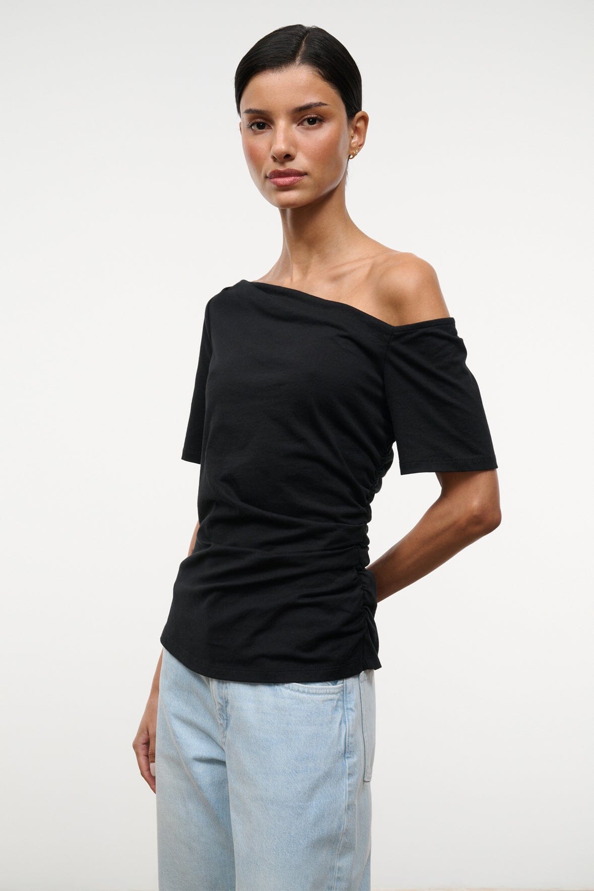 Carine Top Black | STAUD Classic