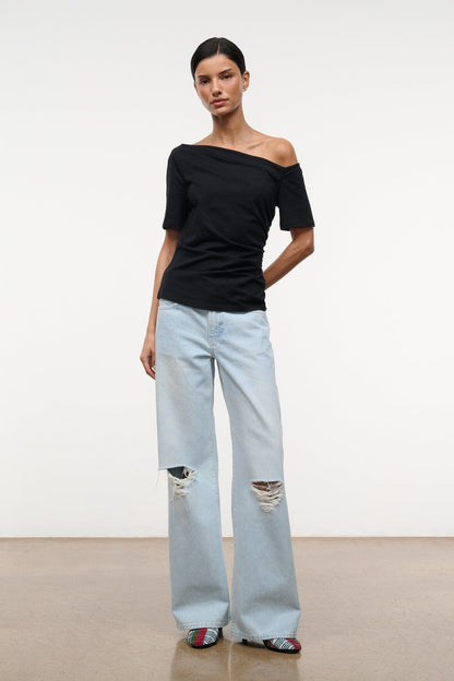 Carine Top Black | STAUD Classic
