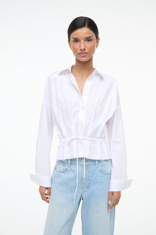 Primrose Shirt White | STAUD Quality