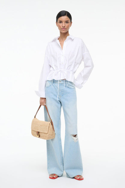 Primrose Shirt White | STAUD Quality