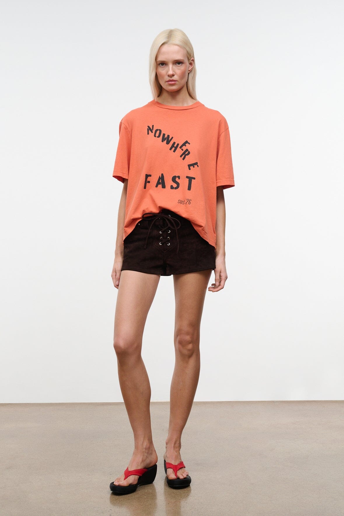 Liam Relaxed Tee Nowhere Fast | STAUD Hot Sale