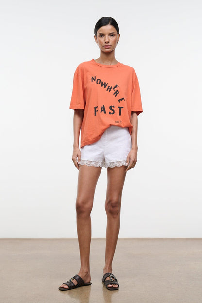 Liam Relaxed Tee Nowhere Fast | STAUD Hot Sale