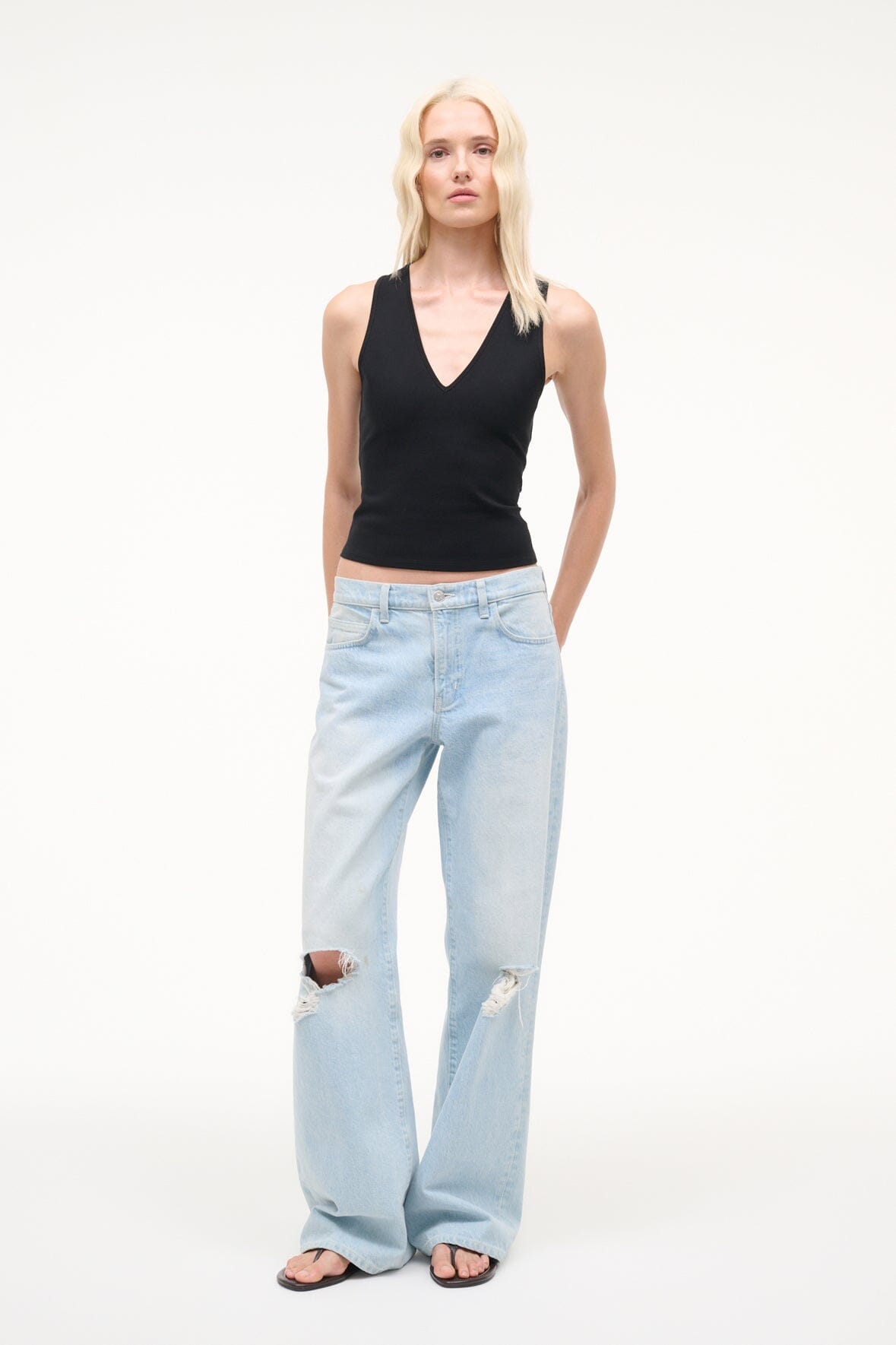 Jesse Tank Black | STAUD Latest