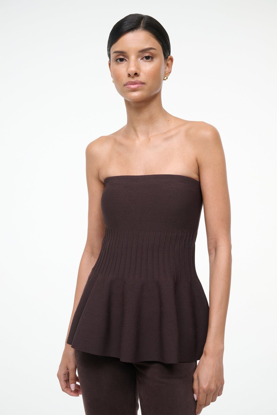 Evie Top Earth | STAUD Sale