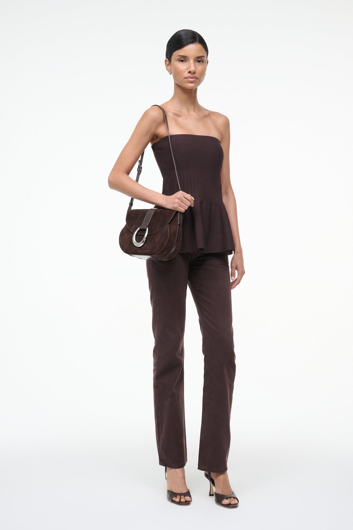 Evie Top Earth | STAUD Sale