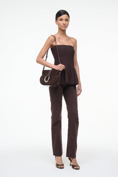 Evie Top Earth | STAUD Sale