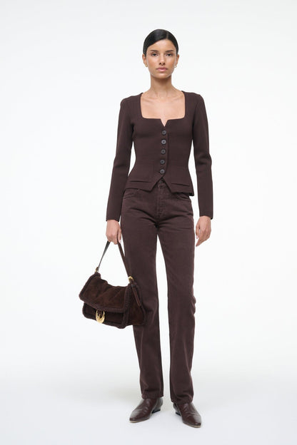 Rachela Top Earth | STAUD Top Pick