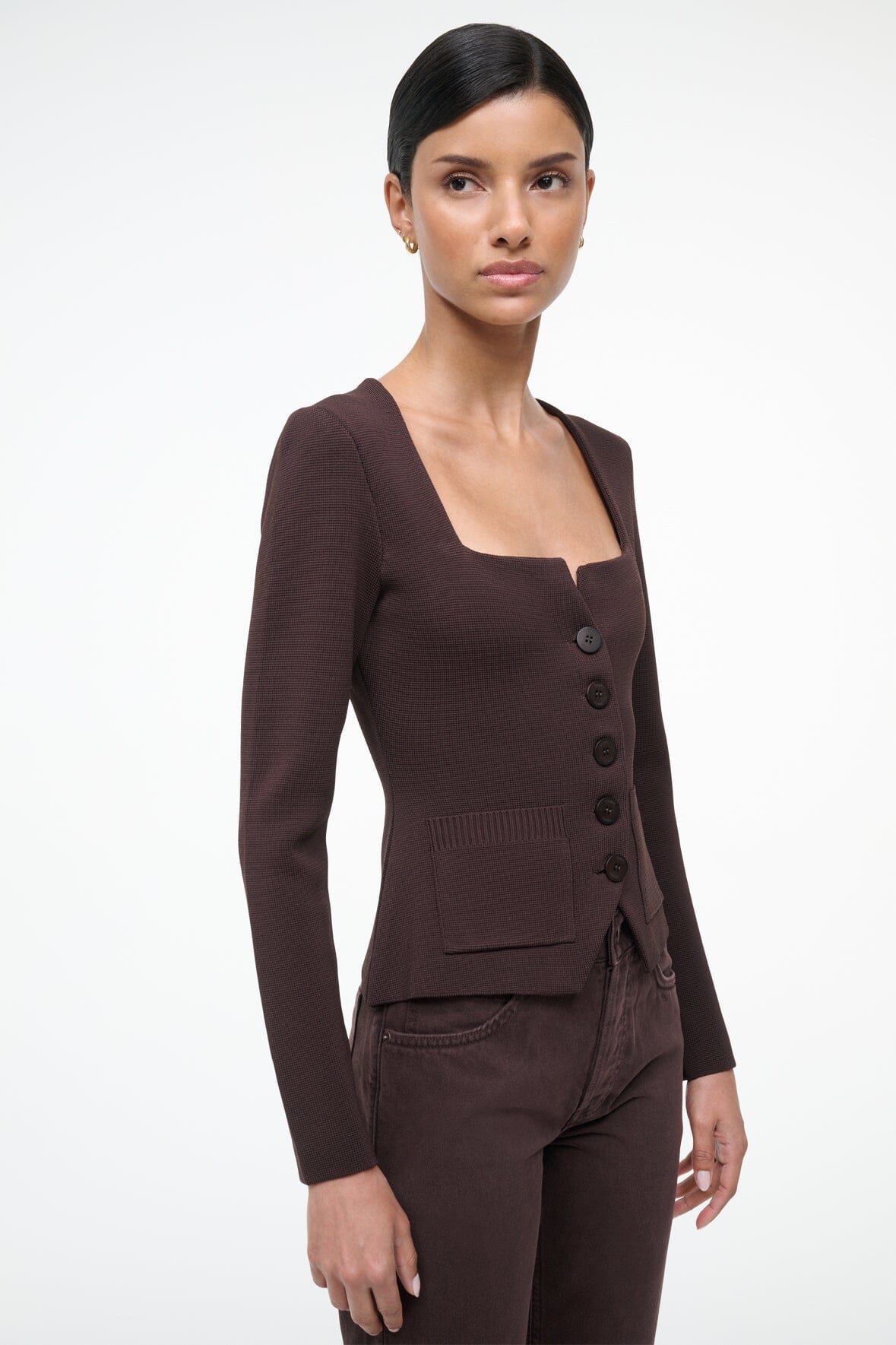 Rachela Top Earth | STAUD Top Pick