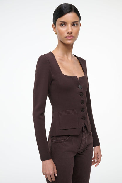 Rachela Top Earth | STAUD Top Pick