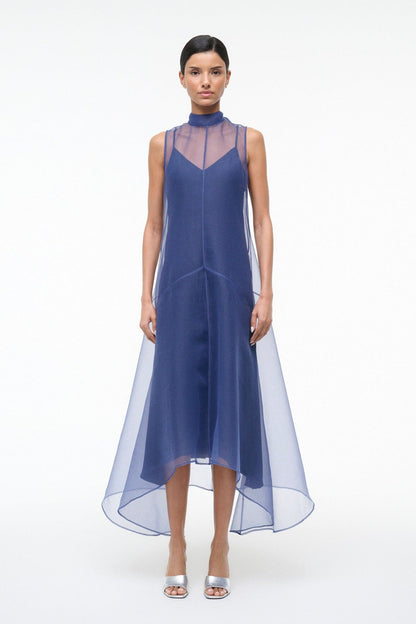Auden Dress Navy | STAUD Exclusive