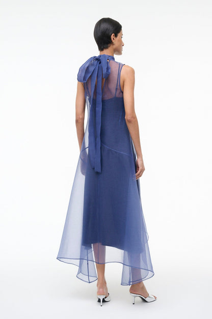 Auden Dress Navy | STAUD Exclusive