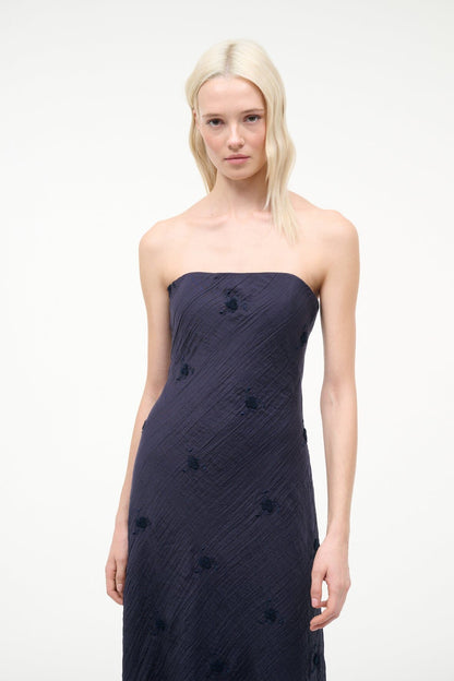 Cassie Dress Navy | STAUD Best Price