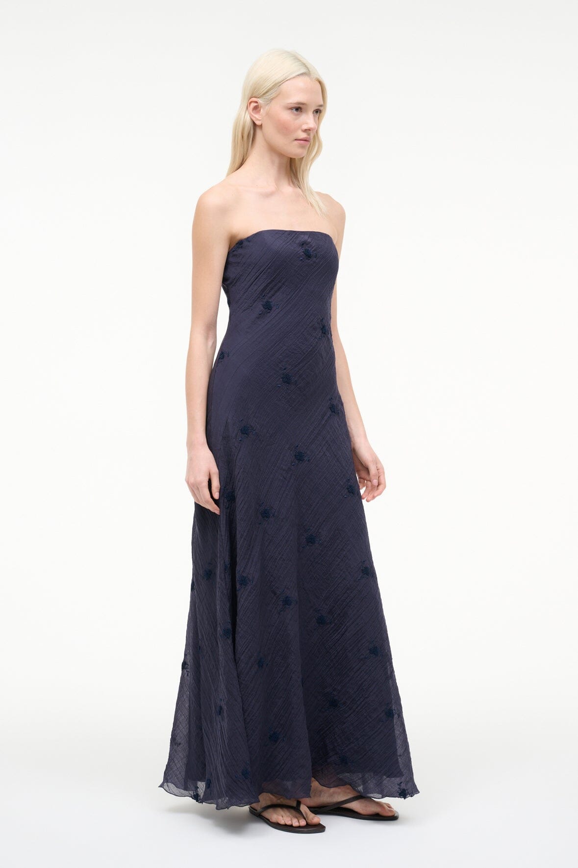 Cassie Dress Navy | STAUD Best Price