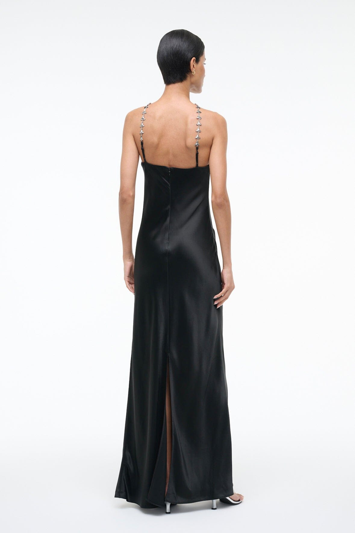 Cadence Dress Black 1 | STAUD Exclusive