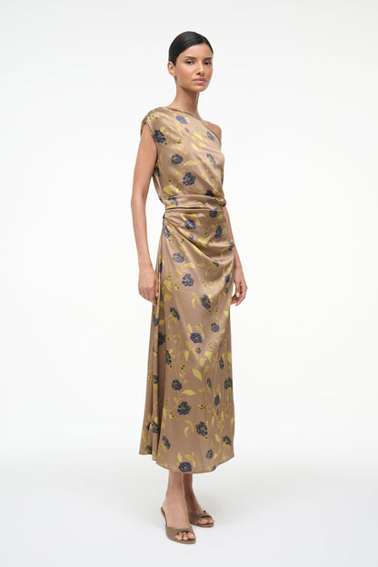 Phare Silk Dress Vintage Floral | STAUD Value