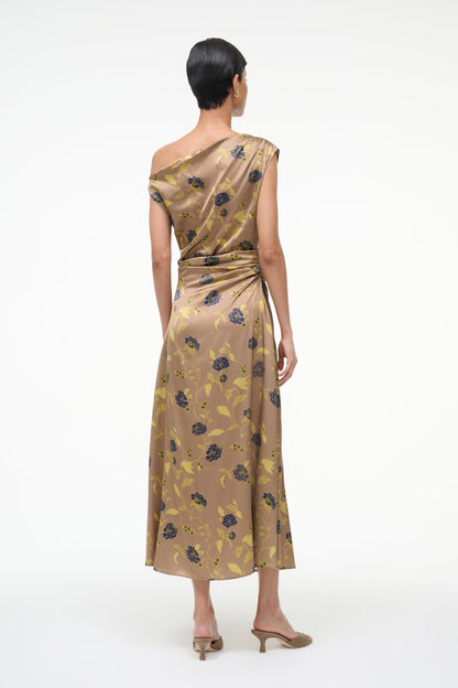 Phare Silk Dress Vintage Floral | STAUD Value
