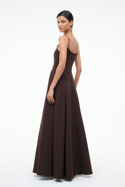 Joy Maxi Dress Earth | STAUD Value