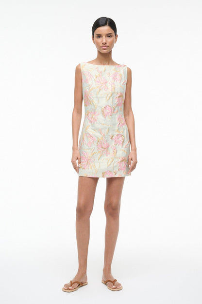 Mimi Dress Botanica Aloe | STAUD Recommended