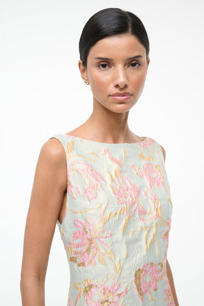 Mimi Dress Botanica Aloe | STAUD Recommended