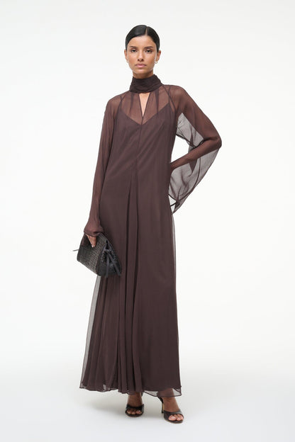 Esther Maxi Dress Earth | STAUD Trending