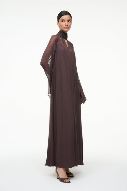 Esther Maxi Dress Earth | STAUD Trending