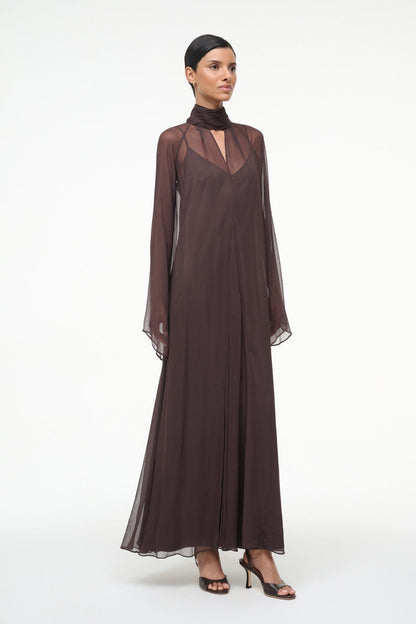 Esther Maxi Dress Earth | STAUD Trending