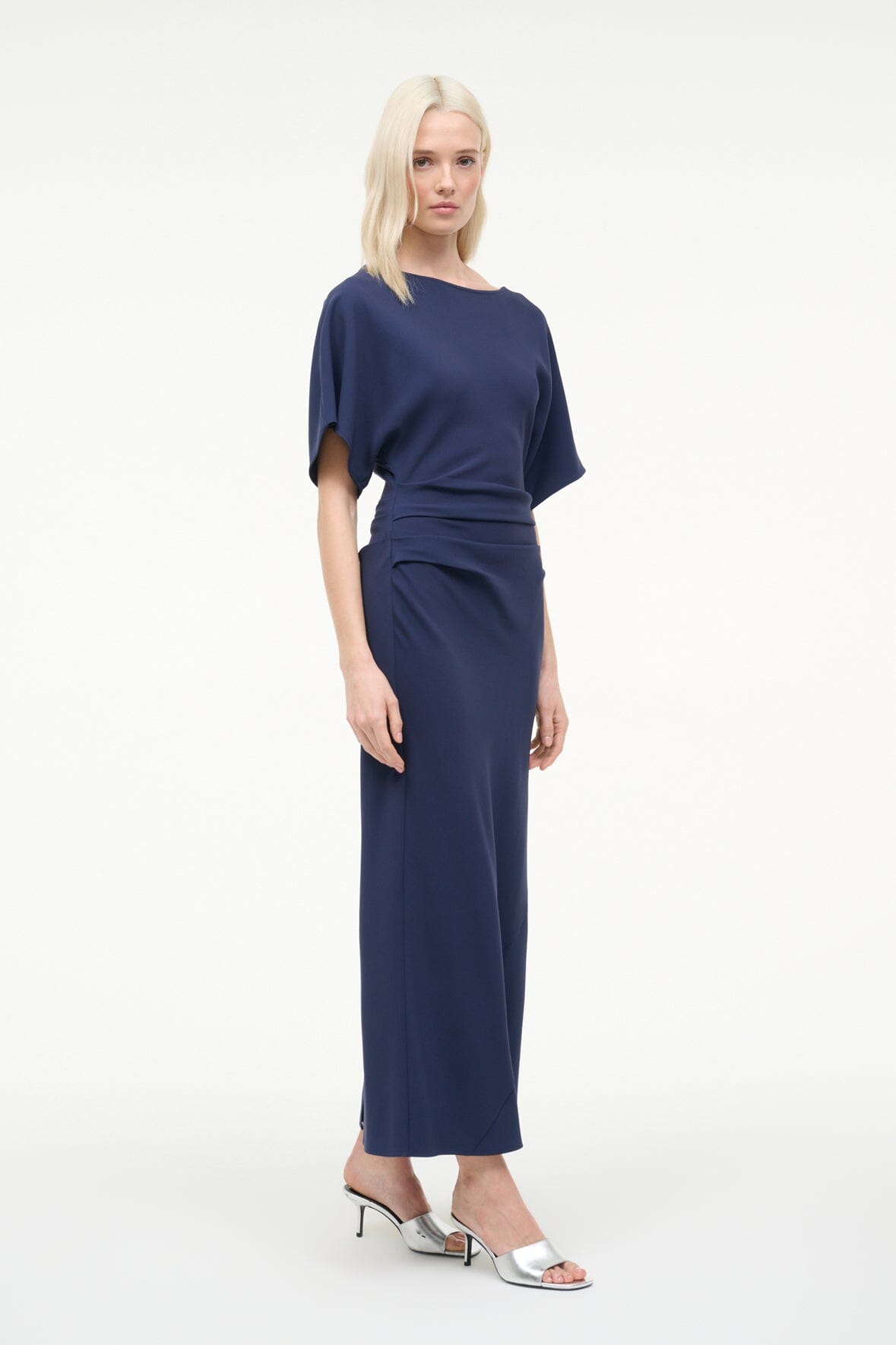 Amelie Dress Navy | STAUD Hot Sale
