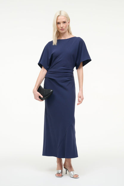 Amelie Dress Navy | STAUD Hot Sale