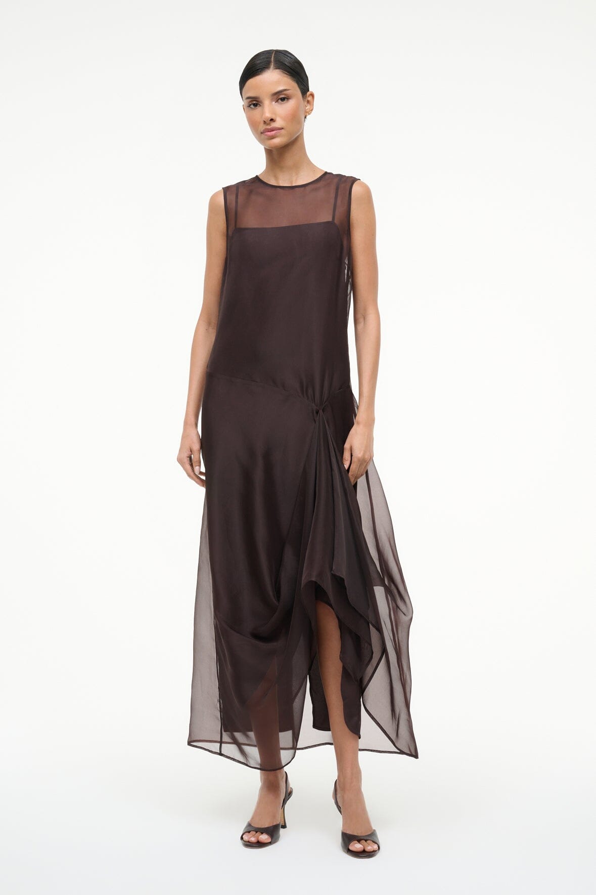 Viola Dress Earth | STAUD Deals