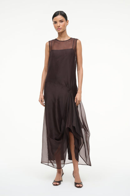 Viola Dress Earth | STAUD Deals