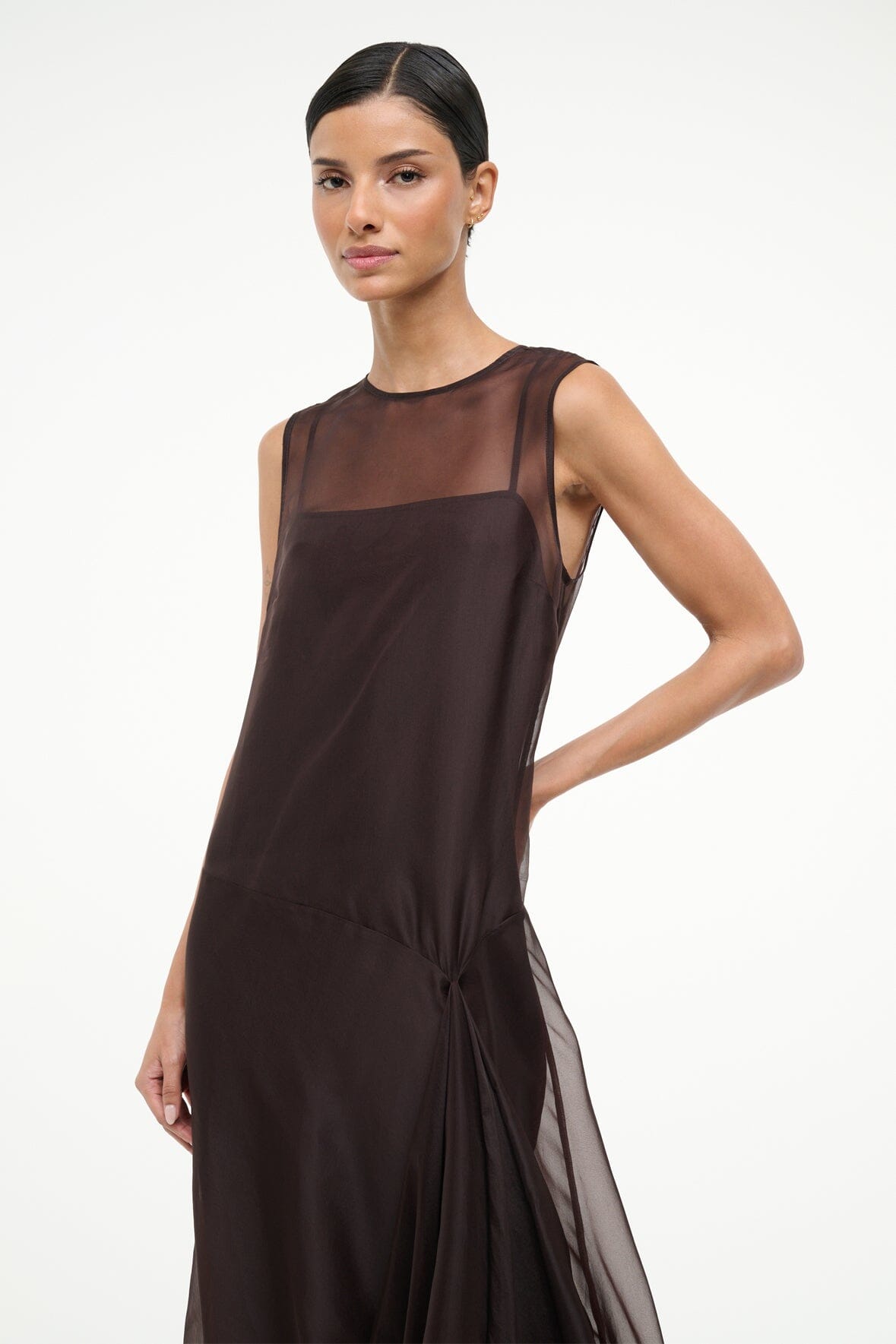 Viola Dress Earth | STAUD Deals