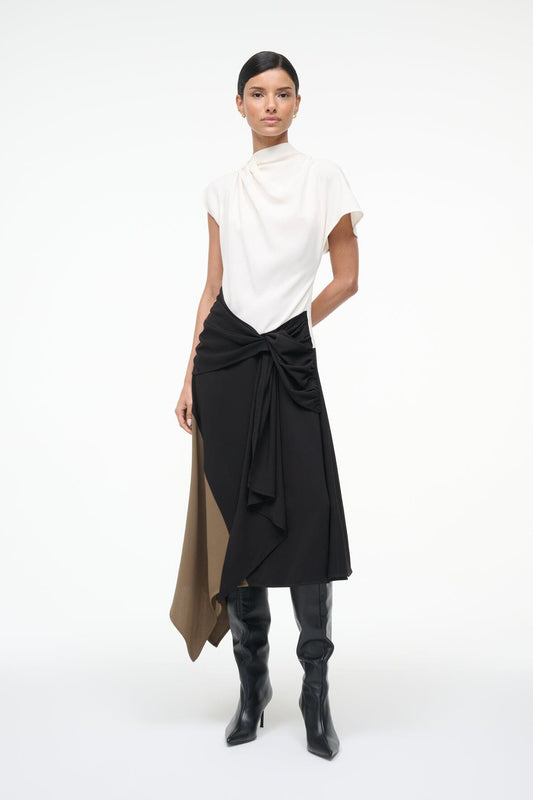 Davina Dress Black Multi | STAUD Deals
