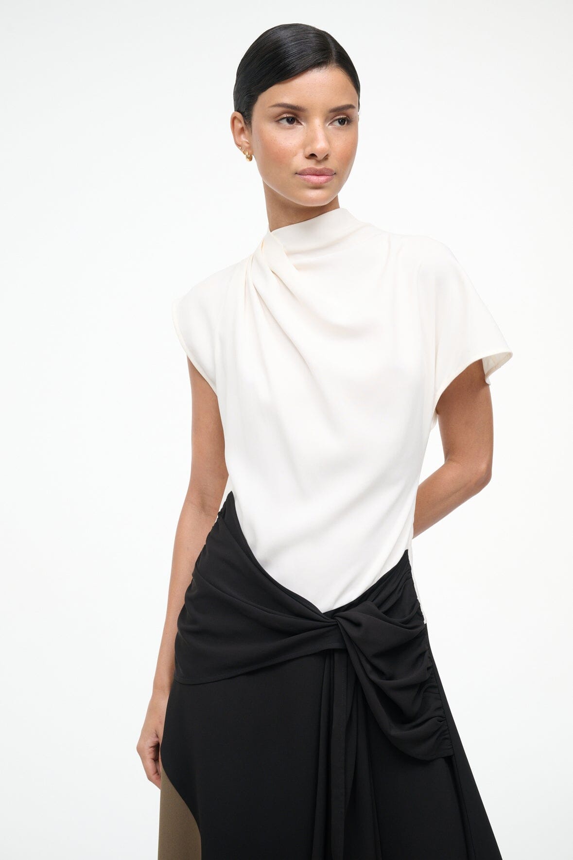 Davina Dress Black Multi | STAUD Deals