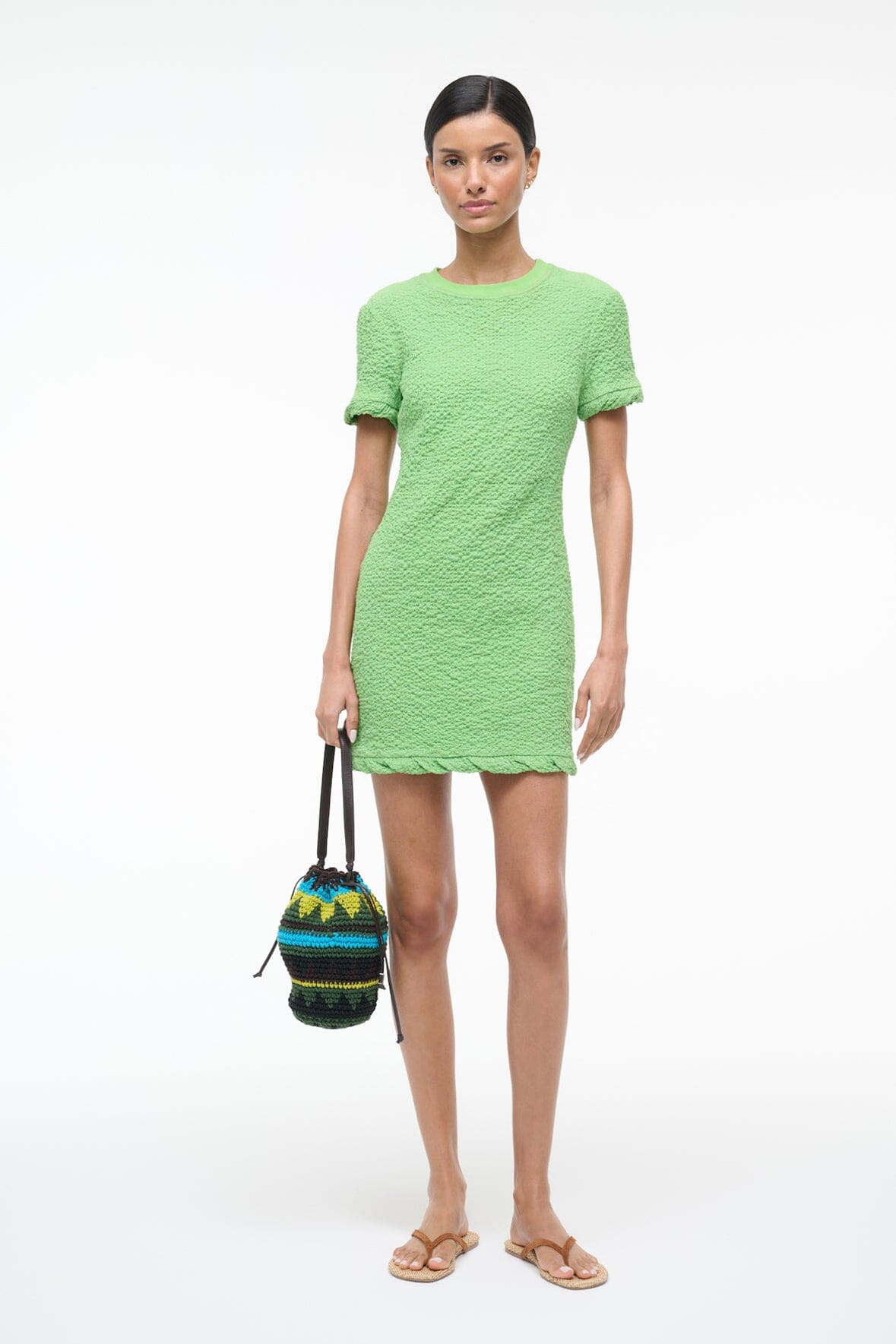 Delia Dress Sprout | STAUD Everyday