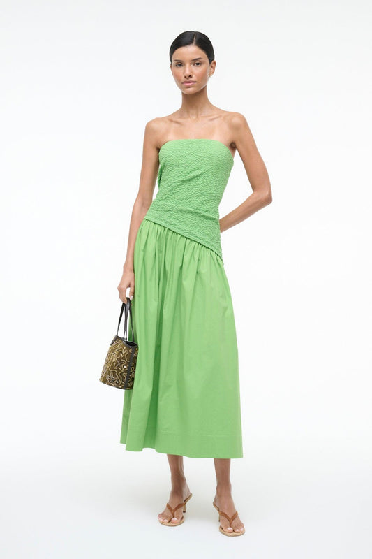 Nia Dress Sprout | STAUD Recommended