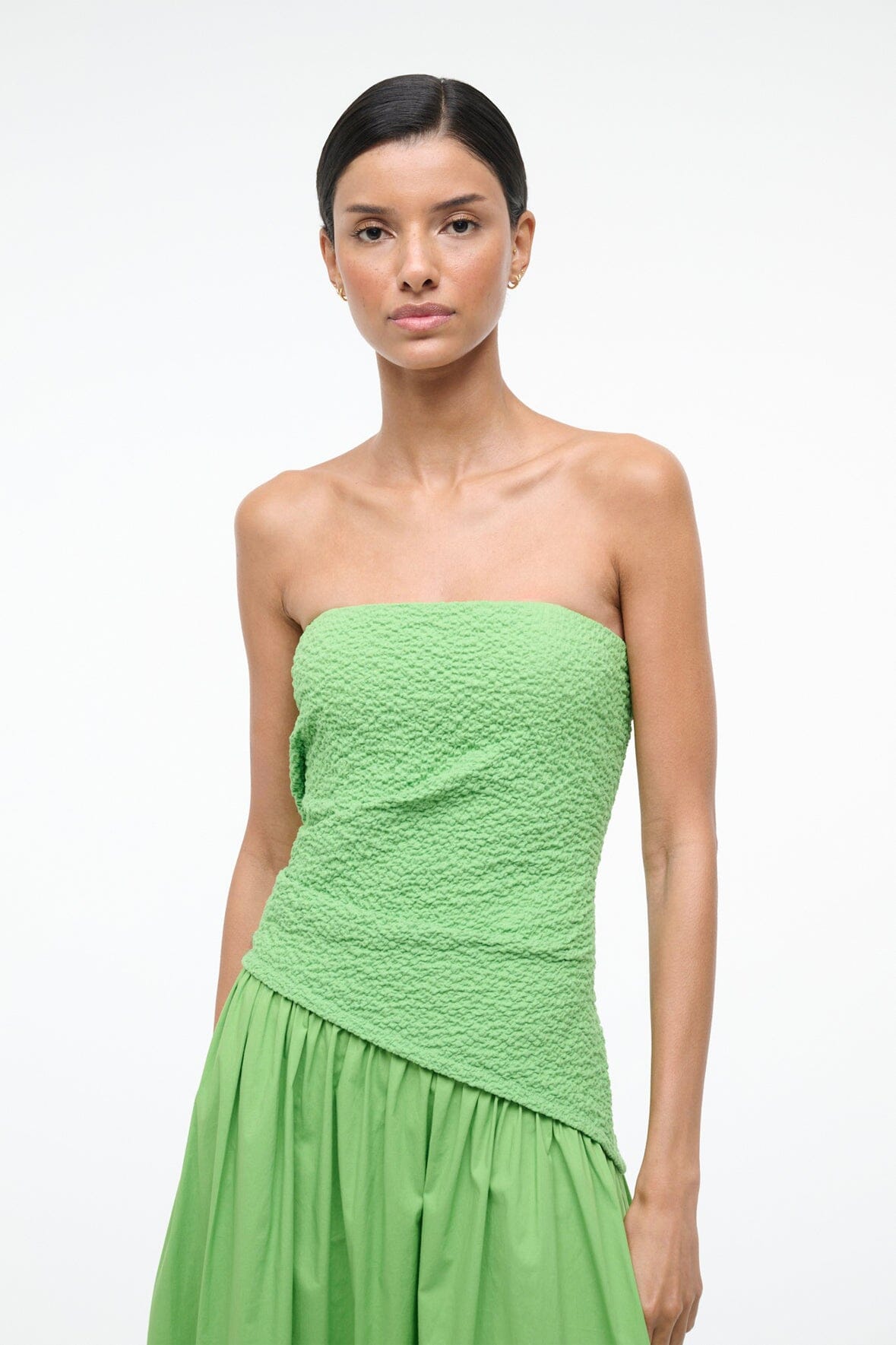 Nia Dress Sprout | STAUD Recommended