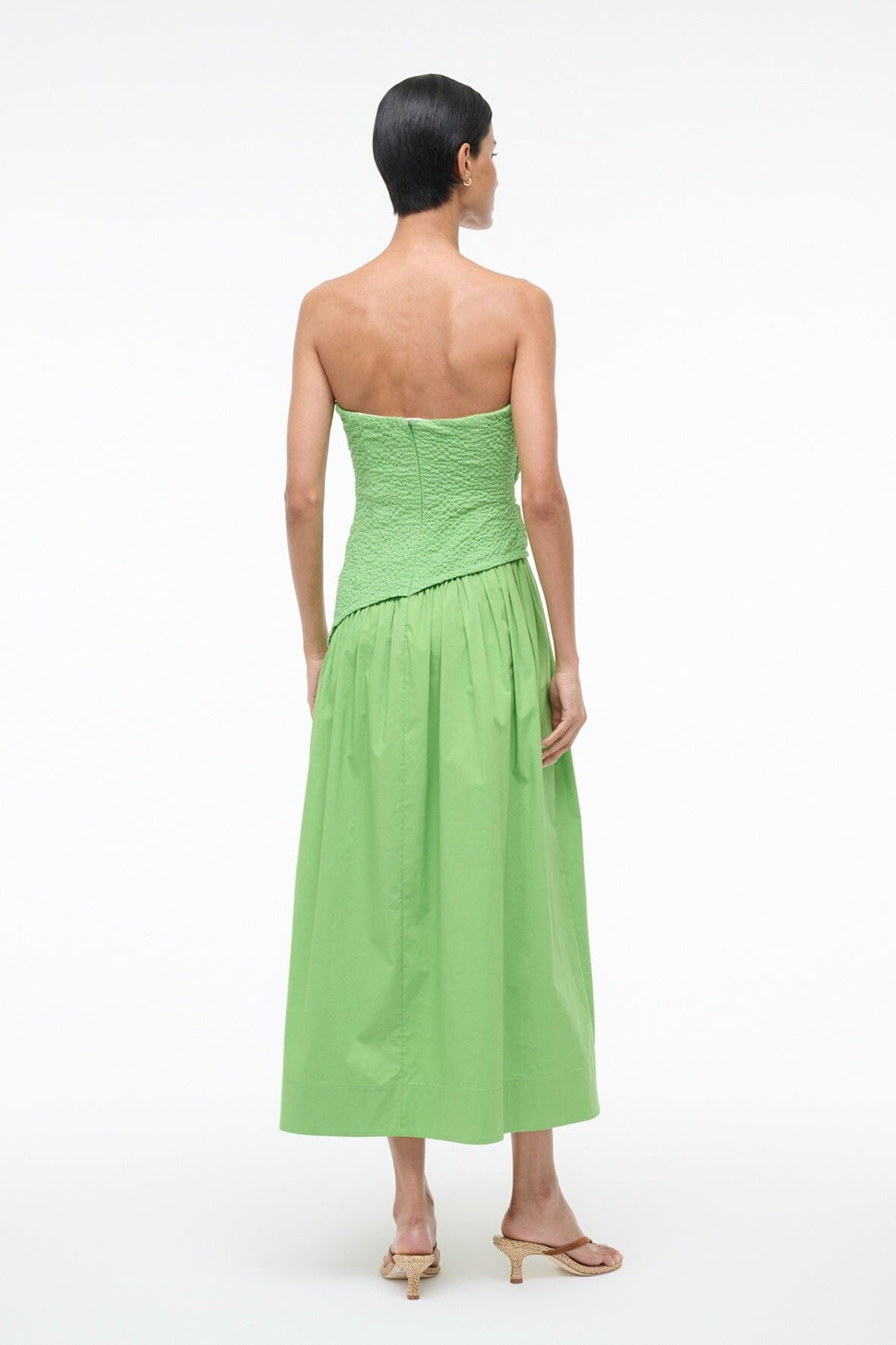Nia Dress Sprout | STAUD Recommended